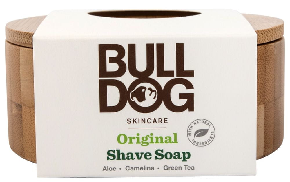 Bulldog Shave Soap Holiace mydlo v bambusovej miske 100 g
